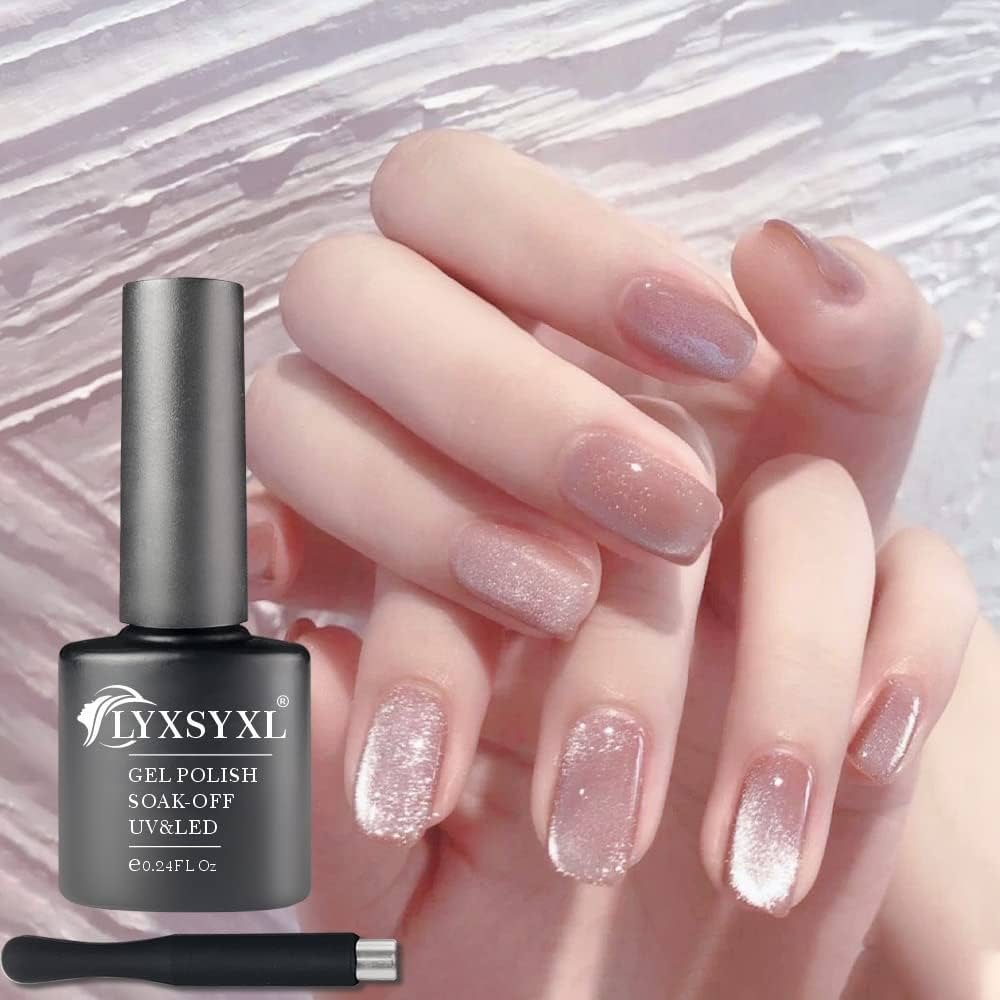 Amazon.com : LYXSYXL 9D Cat Eye Magnetic Nail Gel Yellow